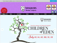 Tablet Screenshot of masquerstheatre.org